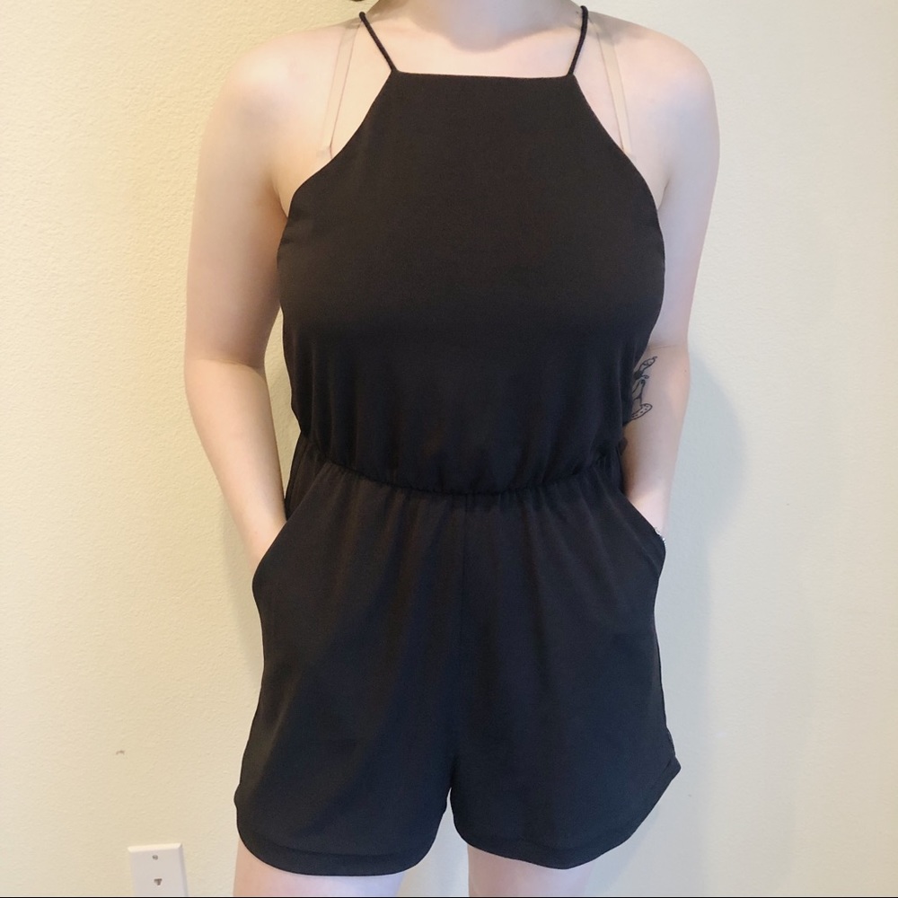 UO Black romper